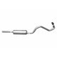 2.5in Aluminized Cat-Back Single Exhaust w/3in Tip <br> 1998-2000 Toyota Tacoma 3.4L