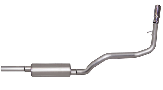 2.5in Aluminized Cat-Back Single Exhaust w/3in Tip <br> 2001-2004 Toyota Tacoma 3.4L