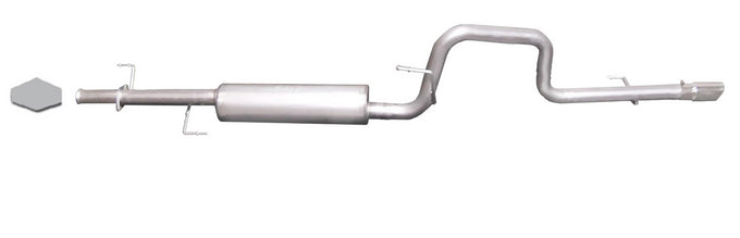 2.5in Aluminized Cat-Back Single Exhaust w/3.5in Tip <br> 03-09 Toyota 4Runner, Lexus GX470 4.7L