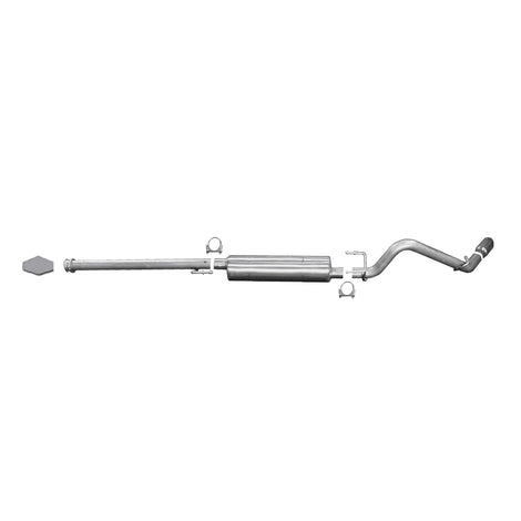2.5in Aluminized Cat-Back Single Exhaust w/3.5in Tip <br> 2005-2013 Toyota Tacoma 4.0L
