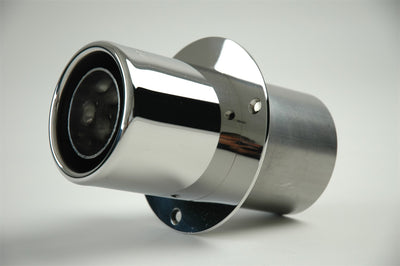 Power Tip Muffler, Transom Mount <br> 4ininlet, 4in overall