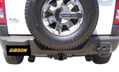 2.5in Cat-Back Dual Split Exhaust w/3.5in Tip <br> 2006-2010 Hummer H3 3.5L,3.7L