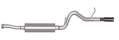 2.5in Aluminized Cat-Back Single Exhaust w/3.5in Tip <br> 2006-2010 Hummer H3 3.5L,3.7L