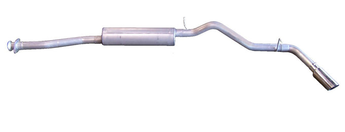 2.5in Aluminized Cat-Back Single Exhaust w/3.5in Tip <br> 04-12 Chevy Colorado, GMC Canyon 2.8L,3.5L,2.9L,3.7L