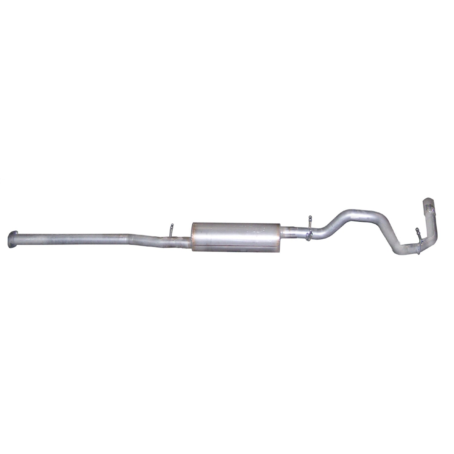 3in Aluminized Cat-Back Single Exhaust w/4in Tip <br> 07-09 Chevy Silverado 1500 GMC Sierra 1500