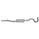 3.5in Aluminized Cat-Back Single Exhaust w/4in Tip <br> 14-19 Chevy Silverado GMC Sierra 1500 Limited LD
