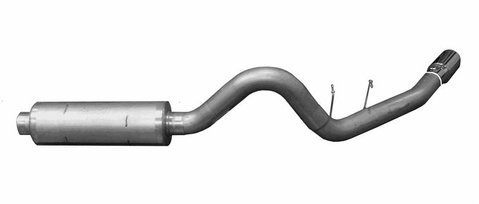 3in Aluminized Cat-Back Single Exhaust w/3.5in Tip <br> 1998-2001 Dodge Ram 1500 3.9L,5.2L,5.9L