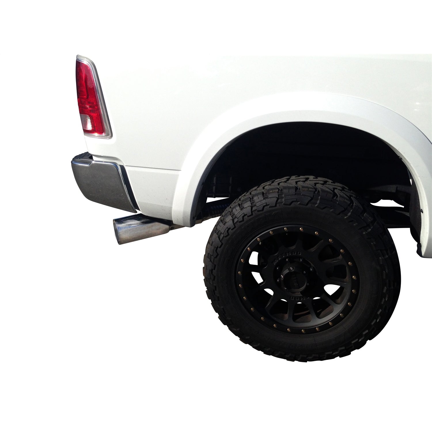 3.5in Aluminized Cat-Back Single Exhaust w/4in Tip <br> 2014-2025 Ram 2500 3500 6.4L
