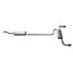 2.5in Cat-Back Dual Split Exhaust w/3.5in Tip <br> 07-14 Ford Edge, 07-10 Lincoln MKX 3.5L,2.0L