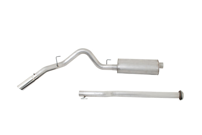 3in Aluminized Cat-Back Single Exhaust w/4in Tip <br> 2015-2023 Ford F-150 2.7L,3.5L,5.0L,3.3L
