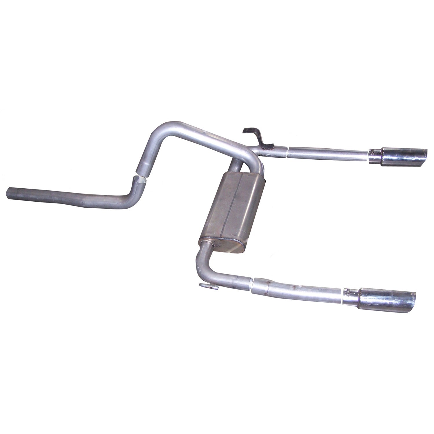 3in Aluminized Cat-Back Dual Exhaust w/4in Tip <br> 98-02 Chevy Camaro, Pontiac Firebird 5.7L