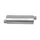 SFT Superflow Offset/Offset Round Muffler, Stainless <br> 8in Round Body 3.00in Offsetinlet