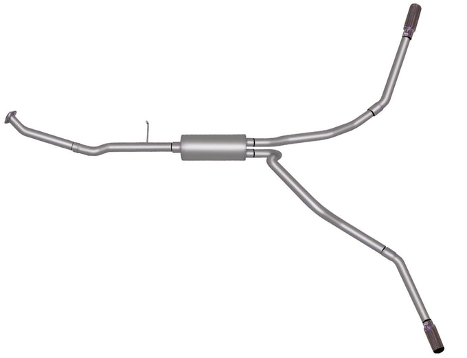 2.5in Cat-Back Dual Extreme Exhaust System <br> 99-05 Chevrolet Silverado 1500 Base 4.3L