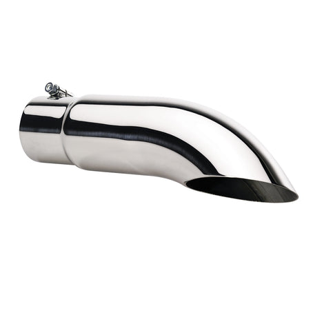 Stainless Steel Turndown Exhaust Tip <br> Inlet 3in; Outlet 4in; L 12in