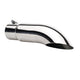 3in Polished Turndown Exhaust Tip <br> Inlet 2.25in; Outlet 3in; L 12in