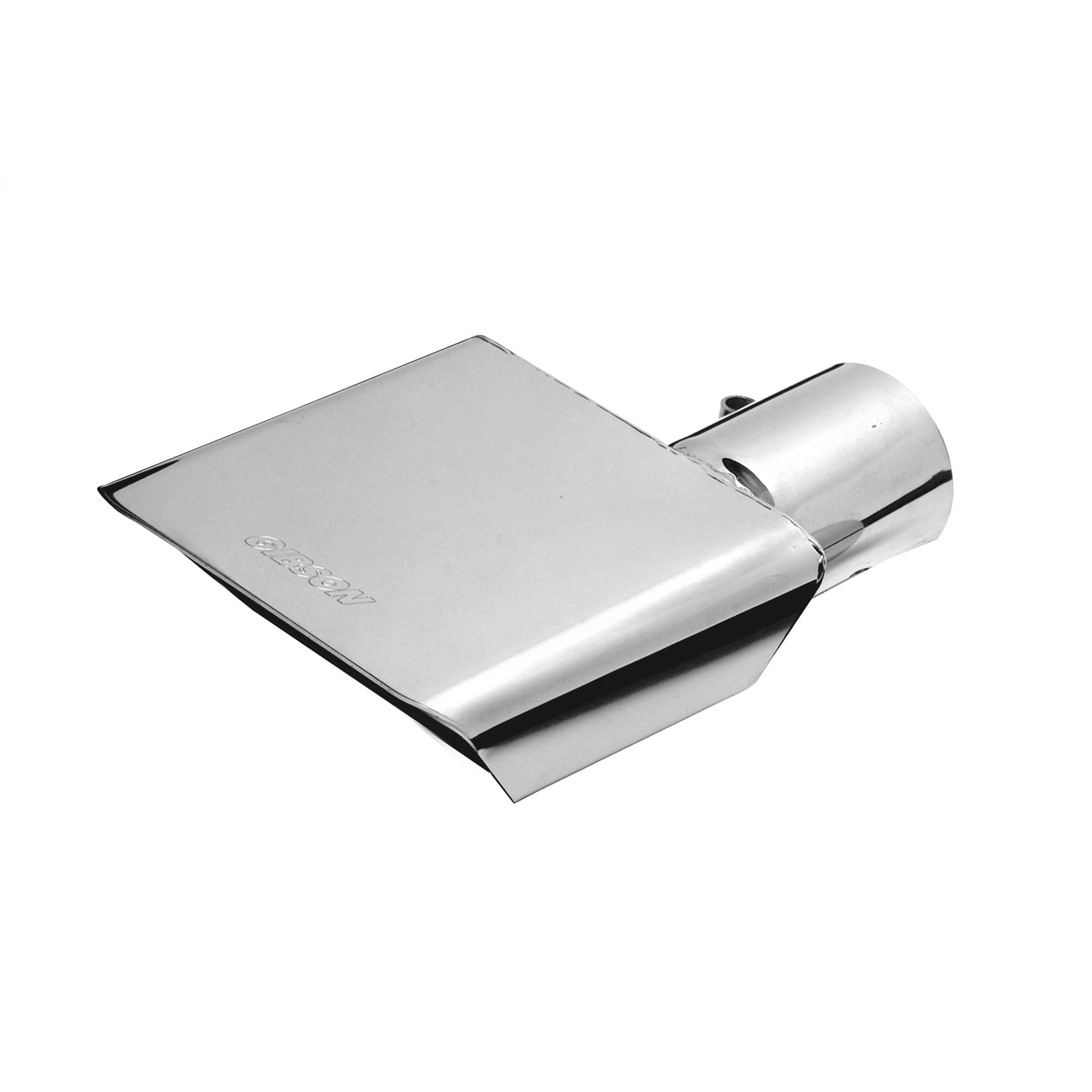 6in Polished Sport Exhaust Tip <br> Inlet 2in; Outlet 6x2.75in; L 9.50in