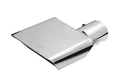 6in Polished Sport Exhaust Tip <br> Inlet 2in; Outlet 6x2.75in; L 9.50in