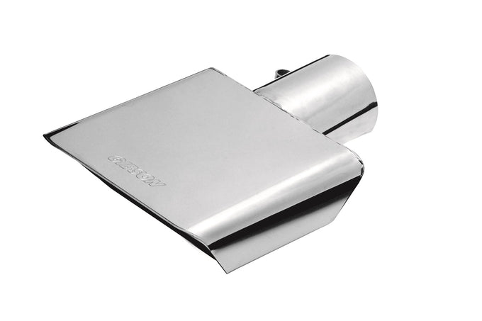 Stainless Steel Sport Exhaust Tip <br> Inlet 2.50in; Outlet 6x2.75in; L 9.50in