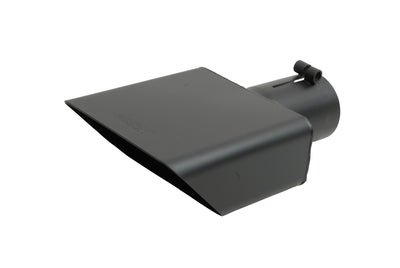 Black Ceramic Sport Exhaust Tip <br> Inlet 2.50in; Outlet 6x2.75in; L 9.50in