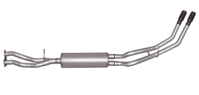 2.25in Cat-Back Dual Sport Exhaust w/3in Tip <br> 96-99 Chevy Tahoe, GMC Yukon 5.7L
