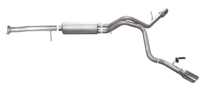 2.5in Cat-Back Dual Extreme Exhaust w/5in Tip <br> 07-10 GMC Yukon XL 1500, Cadillac Escalade ESV EXT