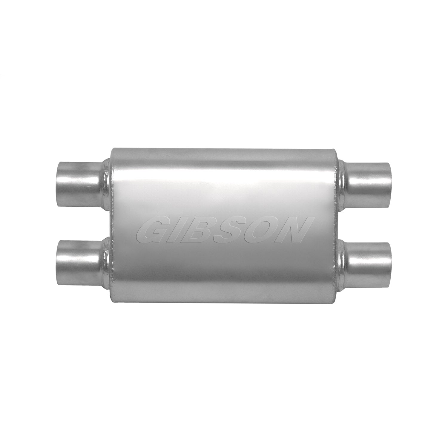 CFT Superflow Dual/Dual Oval Muffler, Stainless <br> 4x9x13in Oval Body