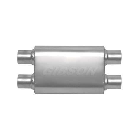 CFT Superflow Dual/Dual Oval Muffler, Stainless <br> 4x9x13in Oval Body