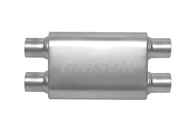 CFT Superflow Dual/Dual Oval Muffler, Stainless <br> 4x9x13in Oval Body