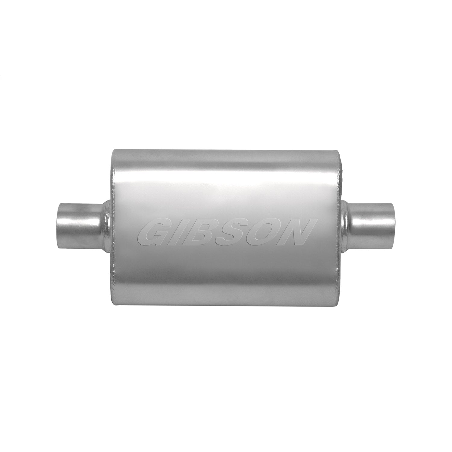 Superflow Center/Center Oval Muffler, Stainless <br> 4x9x13in Oval Body