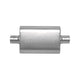 Superflow Center/Center Oval Muffler, Stainless <br> 4x9x13in Oval Body