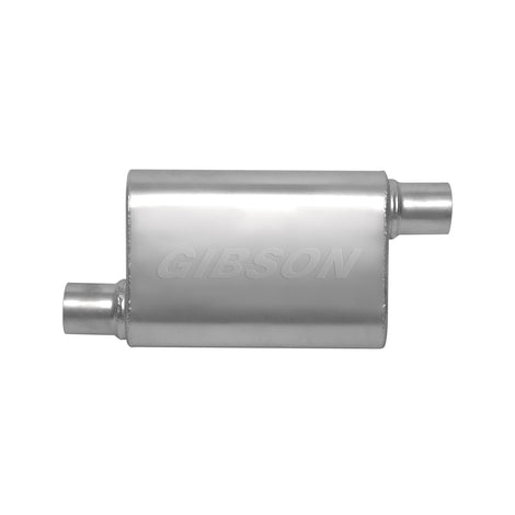 CFT Superflow Offset/Offset Oval Muffler, Stainless <br> 4x9x13in Oval Body