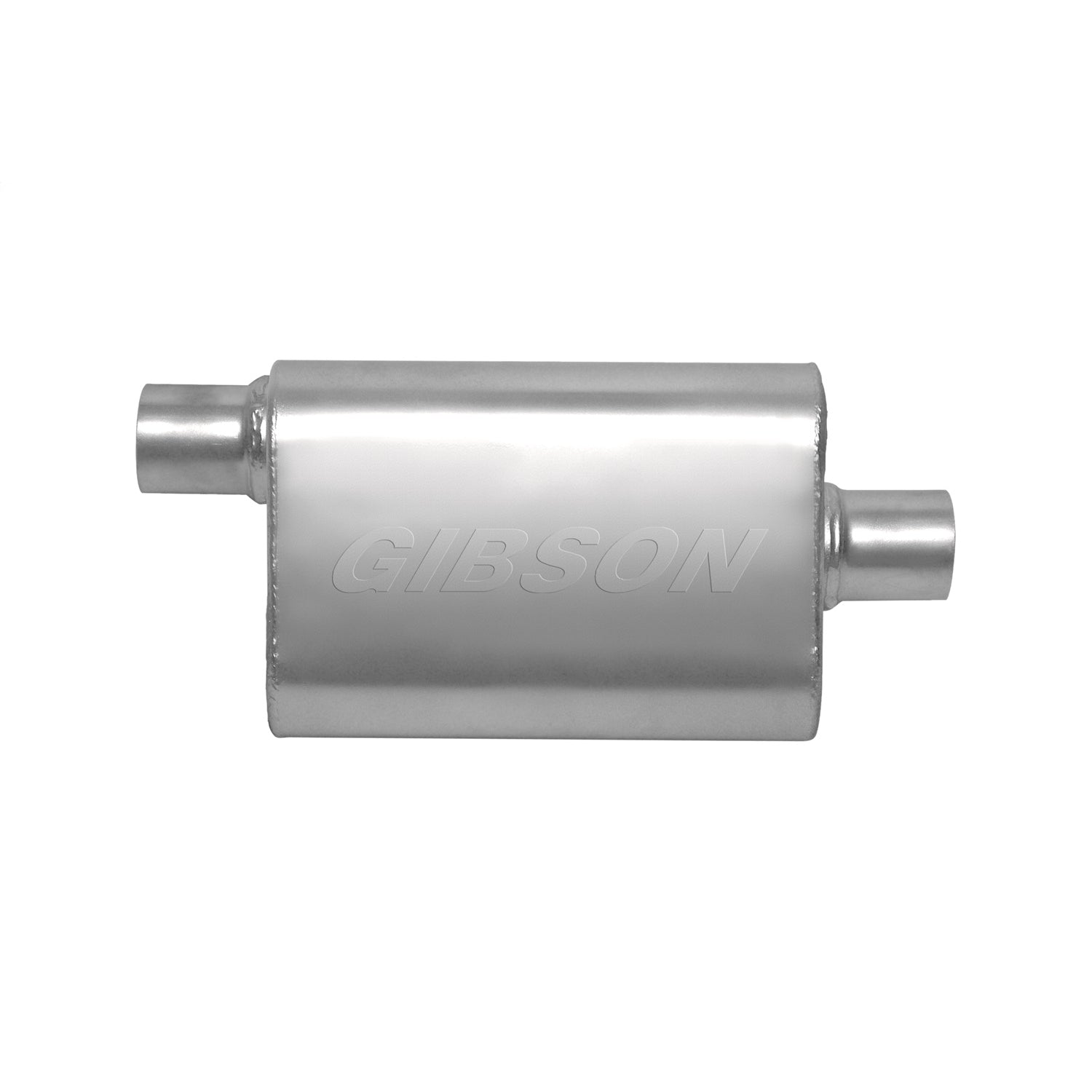 CFT Superflow Offset/Center Oval Muffler, Stainless <br> 4x9x13in Oval Body