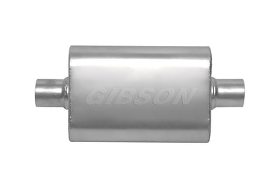 CFT Superflow Center/Offset Oval Muffler, Stainless <br> 4x9x18in Oval Body