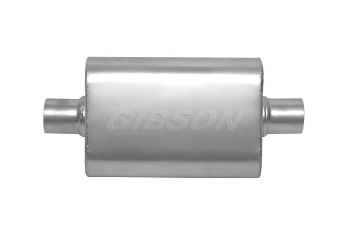 CFT Superflow Center/Offset Oval Muffler, Stainless <br> 4x9x18in Oval Body