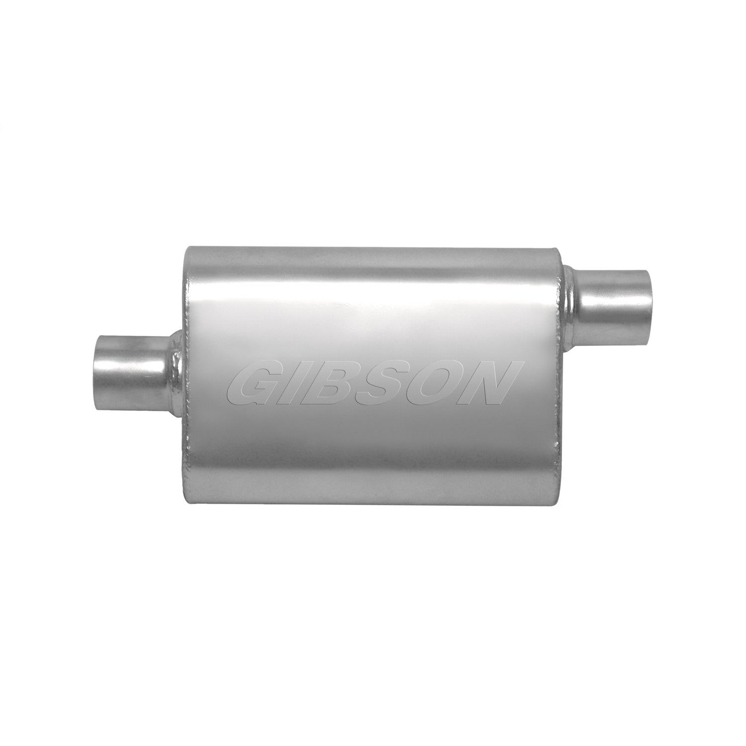 CFT Superflow Center/Offset Oval Muffler, Stainless <br> 4x9x18in Oval Body