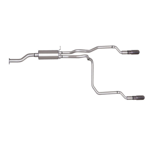 1.75in Cat-Back Dual Split Exhaust w/3in Tip <br> 98-99 Chevy S10, GMC Sonoma 4.3L