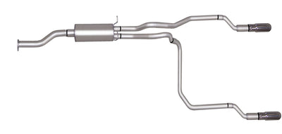 1.75in Cat-Back Dual Split Exhaust w/3in Tip <br> 98-99 Chevy S10, GMC Sonoma 4.3L