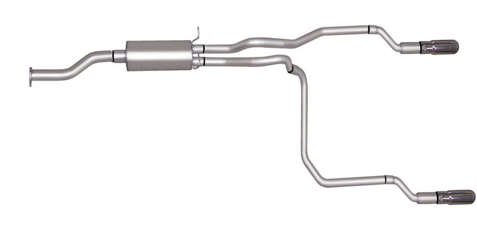1.75in Cat-Back Dual Split Exhaust w/3in Tip <br> 98-99 Chevy S10, GMC Sonoma 4.3L