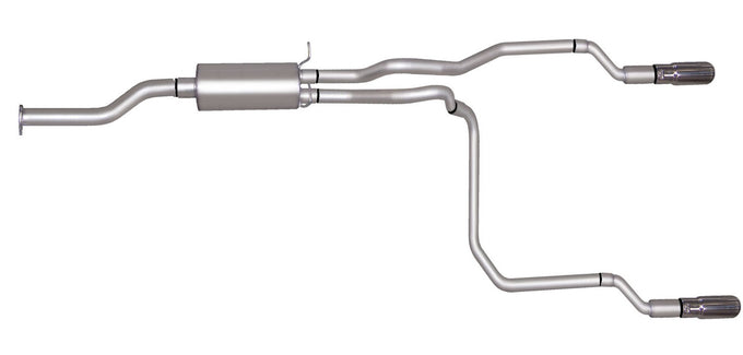 1.75in Cat-Back Dual Split Exhaust w/3in Tip <br> 96-97 Chevy S10, GMC Sonoma 2.2L