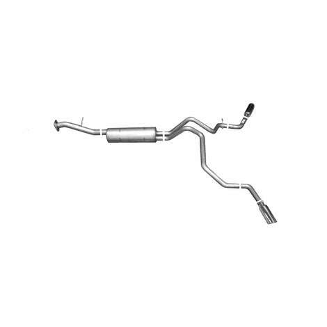2.25in Cat-Back Dual Extreme Exhaust w/3.5in Tip <br> 02-06 Chevy Tahoe, GMC Yukon, Cadillac Escalade