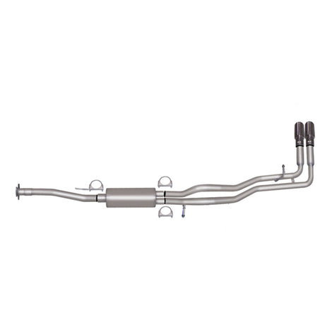 2.25in Cat-Back Dual Sport Exhaust w/4in Tip <br> 15-22 Chevy Colorado, GMC Canyon 2.5L,3.6L