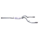 2.25in Cat-Back Dual Split Exhaust w/3.5in Tip <br> 07-09 Chevy Silverado 1500 GMC Sierra 1500