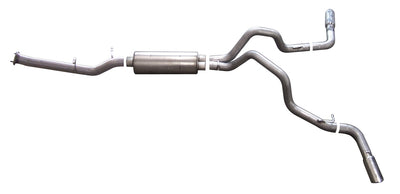 3in Cat-Back Dual Extreme Exhaust w/4in Tip <br> 07-10 Chevy Silverado GMC Sierra 2500 HD 6.0L