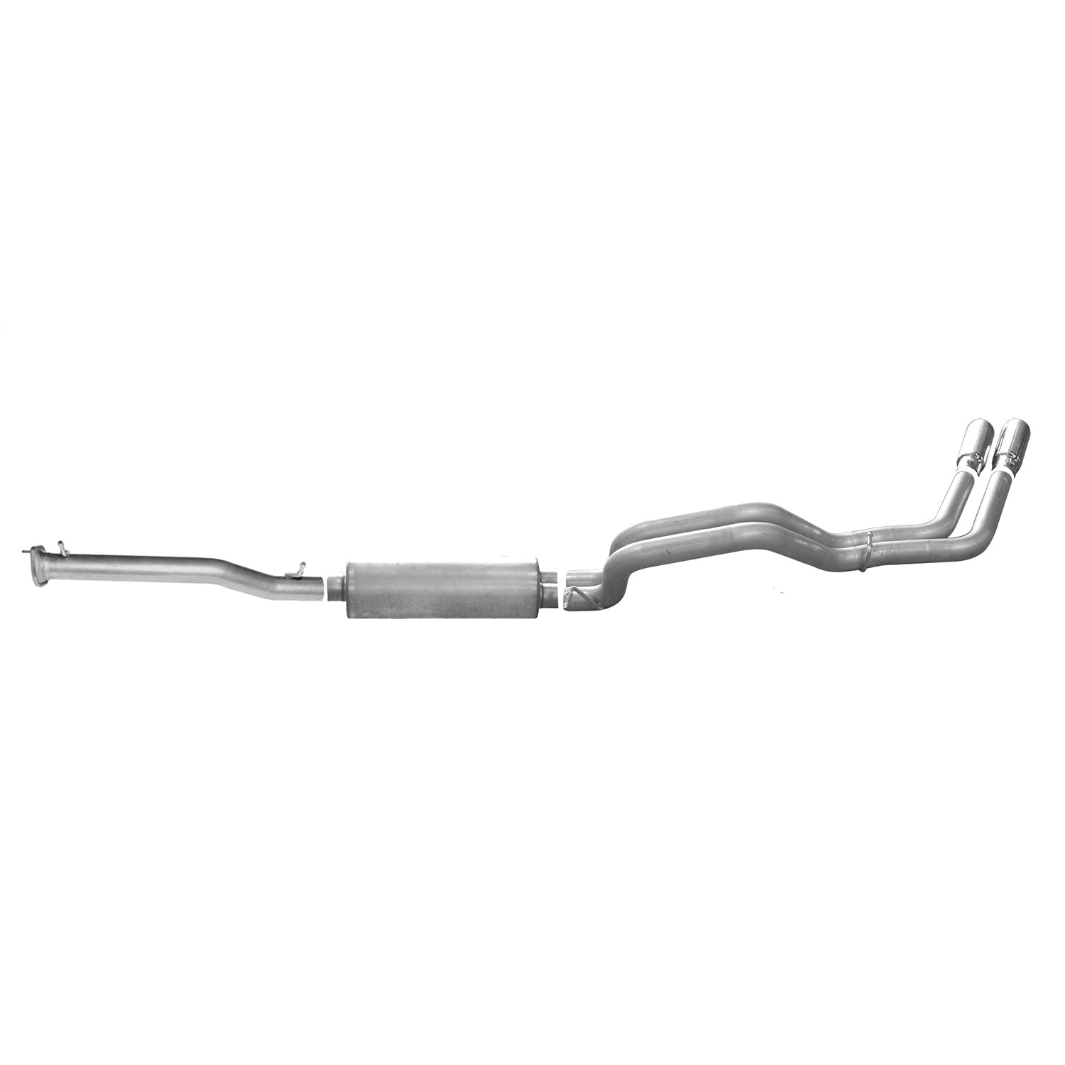 3.5in/3in Cat-Back Dual Sport Exhaust w/4in Tip <br> 11-19 Chevy Silverado GMC Sierra 2500 3500 HD 6.0L