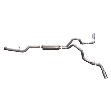 3.5in Cat-Back Dual Extreme Exhaust w/4in Tip <br> 11-19 Chevy Silverado GMC Sierra 2500 3500 HD 6.0L