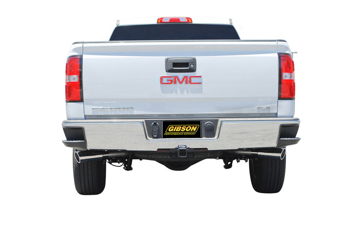 3in/2.25in Cat-Back Dual Extreme Exhaust w/4in Tip <br> 14-18 Chevy Silverado 1500 GMC Sierra 1500 5.3L
