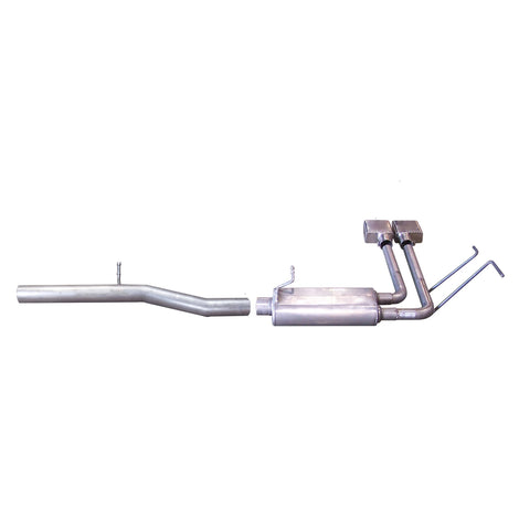 3in/2in Cat-Back Super Truck Exhaust w/6in Tip <br> 14-18 Chevy Silverado 1500 GMC Sierra 1500 5.3L