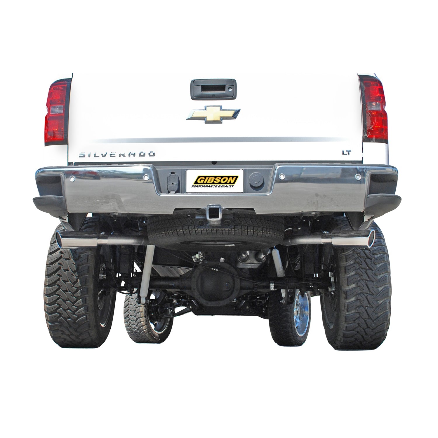 3in/2.25in Cat-Back Dual Extreme Exhaust w/4in Tip <br> 14-18 Chevy Silverado 1500 GMC Sierra 1500 5.3L