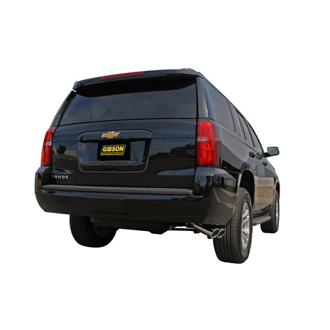 2.25in Cat-Back Dual Sport Exhaust w/4in Tip <br> 15-20 Chevy Tahoe, GMC Yukon 5.3L