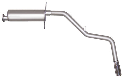 2.5in Stainless Cat-Back Single Exhaust w/3in Tip <br> 1998-2000 Nissan Frontier 2.4L